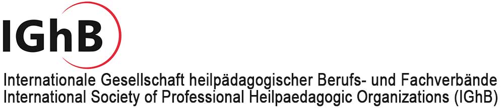 Internationale Gesellschaft heilpädagogischer Berufs- und Fachverbände International Society of Professional Heilpaedagogic Organizations (IGhB)